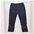 Burberry Calças de denim cropped com decoração dourada Dourado - vista 3