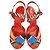 Hermès Slingback aperto in tessuto multicolore