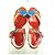 Hermès Slingback aperto in tessuto multicolore - vista 20