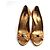 Giuseppe Zanotti Wavy Pattern Gold Pumps Golden - view 2