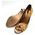 Giuseppe Zanotti Wavy Pattern Gold Pumps Golden - view 3