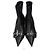 Balenciaga Botines de cuero negro con hebilla - vista 2