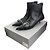 Balenciaga Botines de cuero negro con hebilla - vista 5