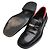 Gucci Schwarze Slipper mit rotem Rand - Ansicht 3