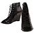 Givenchy Schwarze Schnürstiefeletten mit Keilabsatz