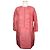 Lanvin Abito in seta con volant e perle rosa