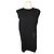 Maison Martin Margiela Ärmelloses Baumwollkleid mit schwarzem Netzbesatz XS