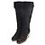 Chanel Botas de cuña Mustang negras Negro