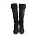 Chanel Botas de cuña Mustang negras Negro - vista 2