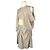 Balenciaga Vestido beige Castaño - vista 2