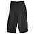 Lanvin Pantalones anchos de lana y seda negra Negro