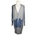 Maison Martin Margiela Strickjacke in Melange Grau Blau XS