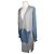 Maison Martin Margiela Strickjacke in Melange Grau Blau XS - Ansicht 2