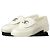 Chanel Mocassino Turnlock Taglia CC Bianco