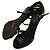 Giuseppe Zanotti Sandali con cinturino in vernice nera Nero - vista 4