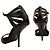 Giuseppe Zanotti Sandali con cinturino in vernice nera Nero - vista 5