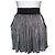 Zadig & Voltaire Falda Mini con Banda Plateada Zadig Voltaire Plata