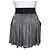 Zadig & Voltaire Falda Mini con Banda Plateada Zadig Voltaire Plata - vista 2