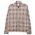 Burberry Check Zip-Up Jacket Size Brown