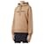 Burberry Sudadera con capucha de algodón con logo Castaño