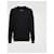 Prada Maglia in cashmere con logo Nero  - vista 4