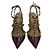 Valentino Slingback Piatto Garavani Rockstud Borgogna Rosso - vista 8