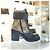 Gucci Botines de Mujer de Tela Beige Castaño - vista 5