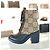 Gucci Botines de Mujer de Tela Beige Castaño - vista 9