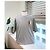 Burberry Grau gesticktes Logo T-Shirt Rot - Ansicht 2