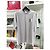 Burberry Grau gesticktes Logo T-Shirt Rot - Ansicht 3