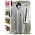 Burberry Grau gesticktes Logo T-Shirt Rot - Ansicht 4