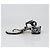 Chanel Sandali con cinturino logo CC Taglia Nero - vista 6
