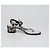 Chanel Sandali con cinturino logo CC Taglia Nero - vista 7