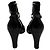 Chanel Botines para mujer con logo CC Negro - vista 5