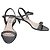 Sandali glitter Miu Miu Marrone