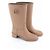 Gucci Botas de lluvia de goma para mujeres marrones Castaño