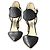 Jimmy Choo Pumps in velluto cristallo grigio per donne Marrone - vista 2