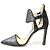Jimmy Choo Pumps in velluto cristallo grigio per donne Marrone - vista 4