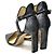 Jimmy Choo Pumps in velluto cristallo grigio per donne Marrone - vista 5