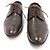 Louis Vuitton Scarpe Derby da uomo in pelle caviar Damier marrone - vista 3