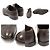 Louis Vuitton Scarpe Derby da uomo in pelle caviar Damier marrone - vista 7