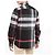 Burberry Camicia a quadri in popeline elasticizzato nera Nero - vista 11
