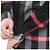 Burberry Camicia a quadri in popeline elasticizzato nera Nero - vista 14