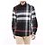 Burberry Camicia a quadri in popeline elasticizzato nera Nero - vista 15