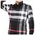 Burberry Camicia a quadri in popeline elasticizzato nera Nero - vista 16