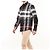 Burberry Camicia a quadri in popeline elasticizzato nera Nero - vista 18