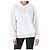 Balenciaga Weißer Hoodie mit gesticktem Tattoo-Logo Rot