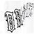 Balenciaga Weißer Hoodie mit gesticktem Tattoo-Logo Rot - Ansicht 11