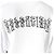 Balenciaga Weißer Hoodie mit gesticktem Tattoo-Logo Rot - Ansicht 12