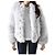 Balmain Bomberjacke aus Kunstfell Blau - Ansicht 10